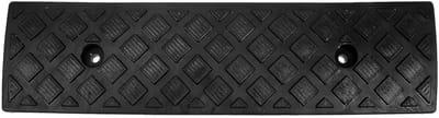 Drempelhelling Kunststof - Drempelhulp Oprit - Rolstoel Toegang - Draagbaar Antislip Ontwerp - 50 x 13 x 3 cm - Zwart