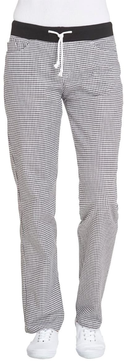 Leiber Dameskookbroek 08/7220/25 zwart/wit