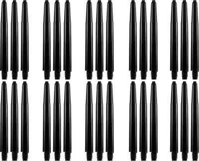 XQMax Dart Shafts - 10 Sets (30 stuks) - Medium - Zwart - Zwarte Darts Shafts