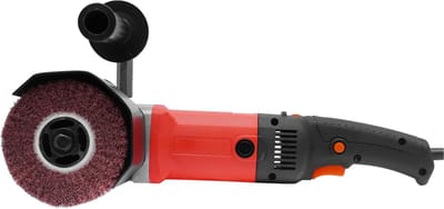 Satijnen machine - Borstelmachine polijst - Materiaal bewerken - 6-traps instelbaar - 1580 Watt - Rood