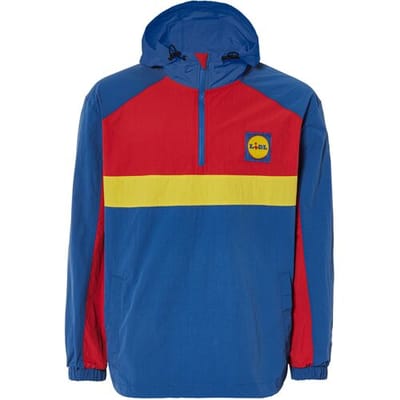 LIVERGY Lidl heren jack (Blauw/rood/geel, S)