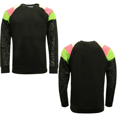 Reebok Dames RR Crew Neck Sweatshirt Trui Zwart S01460 A46A