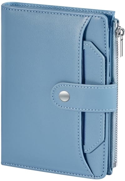 Dailygoods - RFID-blokkerende Paspoort- en Creditcardhouder in Blauw