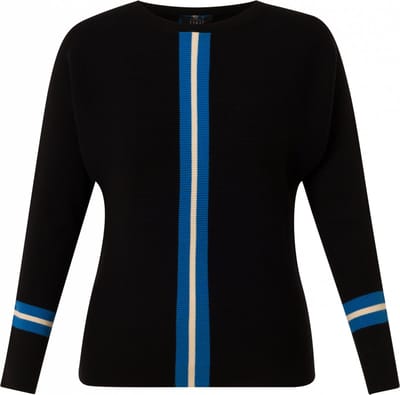 ES&SY Romie Tops - Black/Cobalt - maat 40