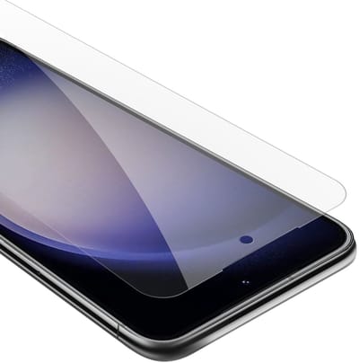 Cadorabo Screenprotector geschikt voor Samsung Galaxy S23 - Pantser film Beschermende film in KRISTALHELDER Geharde (Tempered) display beschermglas in 9H hardheid met 3D Touch