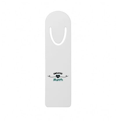 Hacebo® - employee of the month metalen boekenlegger - Collega - werknemers - werknemer van de maand - collega's - verjaardag - geschenk - kado - bedankje Bladwijzer boekenleggers - 12.7 cm x 3.2cm