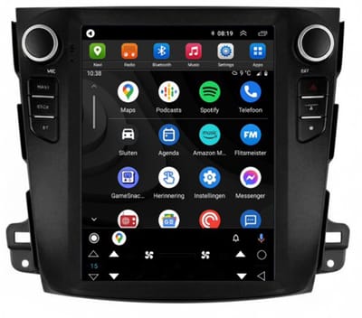 CarPlay autoradio geschikt voor Mitsubishi Outlander | 2008 t/m 2012 | Tesla Style | Android 13 | Draadloos Apple CarPlay & Android Auto | 2GB + 32GB | Denago DNG-A413 | 10 inch | 2008 2009 2010 2011 2012 | Bluetooth & Wifi