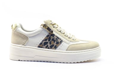 Marco Tozzi Cream combi + leopard 2-23766-46-402 Beige