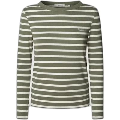 Pepe Jeans Bani T-shirt Met Lange Mouwen Groen L Vrouw