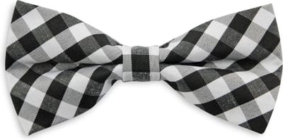 We Love Ties - Strikken - Kinderstrikje Ruben Ruit junior - zwart / wit