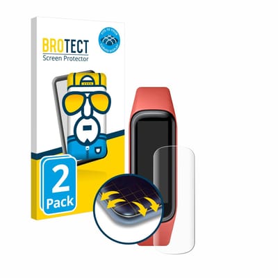 BROTECT - Screenprotector voor Samsung Galaxy Fit2 - Folie Beschermfolie transparant volledig dekking - 2 Stuks