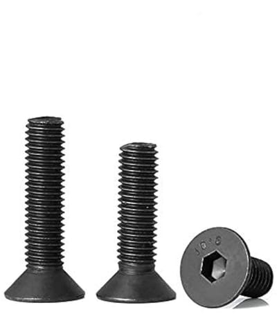 Set van 5 Countersunk Schroeven, Zeskantige Platte Kop Bevestigingsschroeven, M6*30mm voor Diverse Toepassingen