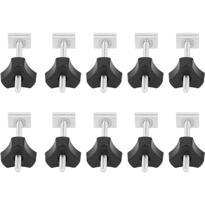 10 Set T-Track Kit Houtbewerking Schuifbout Knop Accessoires Roestvrij Staal Mallen Opspanningen