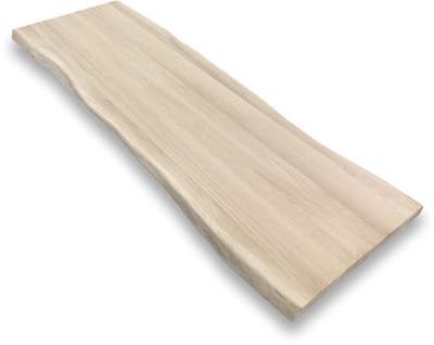 Massief eiken plank boomstam 160 x 45 cm - Boomstam plank - Massief eiken plank boomstam - Eiken plank - Tafelblad - Eiken tafel - Boomstam tafel
