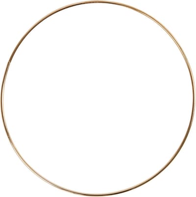 CC Metalen Ring 30 cm Goud