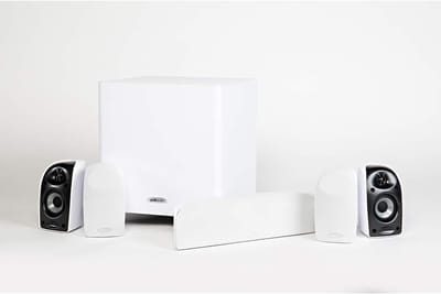 5.1 Surround Sound Home Cinema Speakerset Wit - Compact en Krachtig