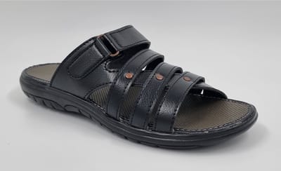 Walking - Slippers Heren - Licht Gewicht Heren Slippers - Slippers met een Zacht Voetbed - Zwart – Maat 42