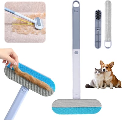 Veelzijdige Herbruikbare Borstel voor Huisdierhaarverwijdering, Perfect voor Kleding, Tapijt en Meubels, Effectieve Dierenhaar Verwijderaar