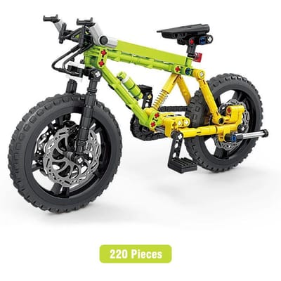 Fiets Bouwstenen Set Mechanische Beweging Mountainbike Moc Stenen Model Speelgoed Voor Kinderen Volwassenen Diy Huisdecoratie Verjaardagscadeaus with box