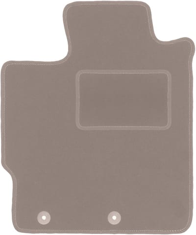 Beige bestuurdersmat voor: Toyota Yaris III benzine (2011-2019)