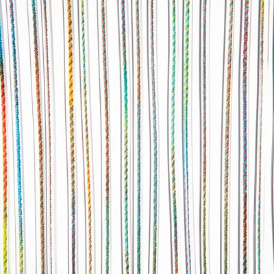 2LIF Malta Meerkleurig Vliegengordijn deur - 93 x 230 cm