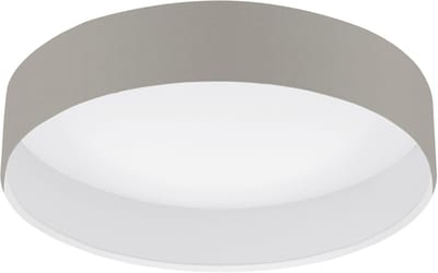 EGLO Pasteri - Plafondlamp - LED - Ø32 cm - Wit - Taupe
