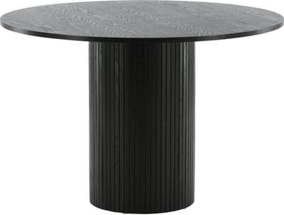 Svea - Luma ronde eettafel - ø110 cm - zwart