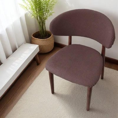 1/2/4/6 stuks Massief Houten Eetkamerstoelhoes Rugleuning Stoelhoezen Kamerstoel Sliphoes voor Kantoor Eettafel Beschermhoes 1PC