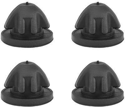 Dailygoods - Set van 4 Rubber Motor Grommets voor Stabiliteit en Geluidsreductie