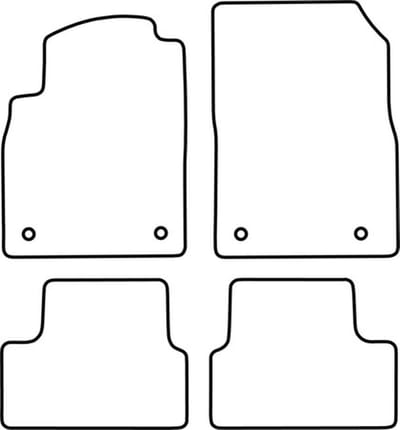Automatten | Mattenset Opel Astra - J modellen - 2010 - 2015