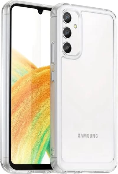 Samsung S23 Plus telefoonhoesje back cover transparant - Samsung hoesje - doorzichtig