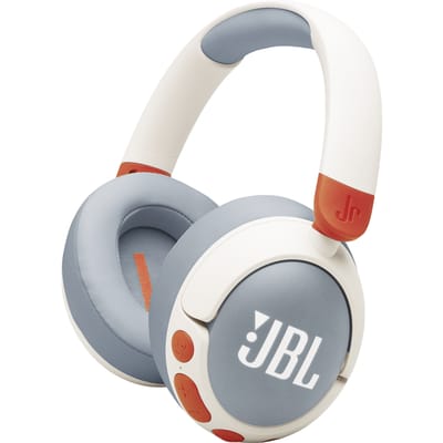 JBL Junior 470NC - Draadloze Kinderkoptelefoon - Bluetooth - Noise Cancelling - Veilig Volume <85 dB - Over-ear - 50 uur batterij - Met Microfoon - JBL Headphones-app - Voor Tablet & School - Blauw