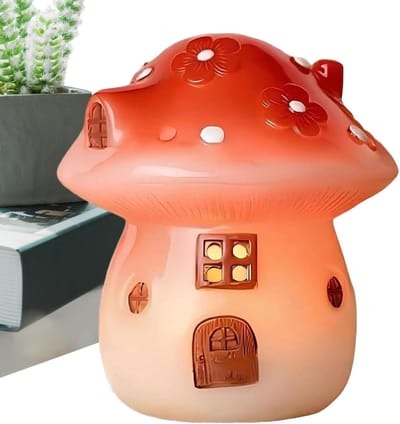 Paddenstoel Lamp - Nachtkastje Lamp - Sfeerverlichting Kamer - Dromerig Design - 15 x 15 x 15 cm - Niet gespecificeerd
