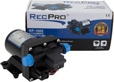 12V Zelfaanzuigende Waterpomp voor Caravan en Camper - 3.0 GPM Drukpomp