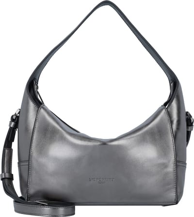 LIEBESKIND BERLIN Handtas Schoudertas Lou 2 Silver Stone Hobo Bag Silver Stone Donkergrijs