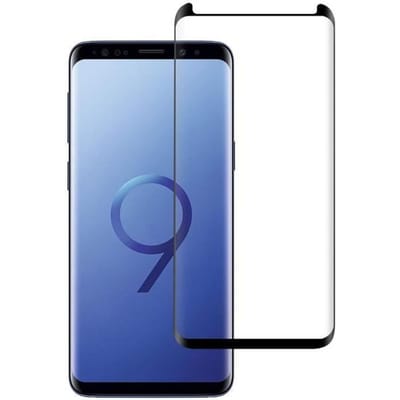 Schermbeschermer Samsung Galaxy S9, 9H Gehard Glas Ultra-Resistente Protector voor Samsung Galaxy S9 (zwart) zwart