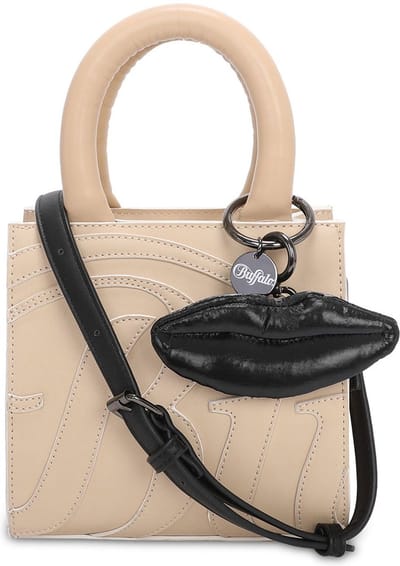 BUFFALO Handtas Schoudertas Muse Boxy13 Crossbody Bag Latte Beige