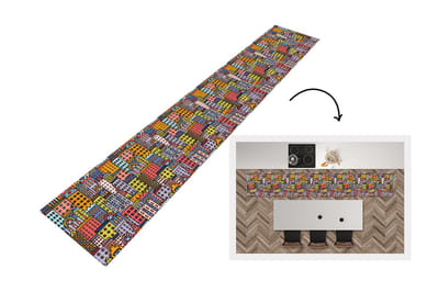 Keukenloper - Loper keuken - Huis - Regenboog - Patroon - 300x50 cm - Keukenloper vinyl