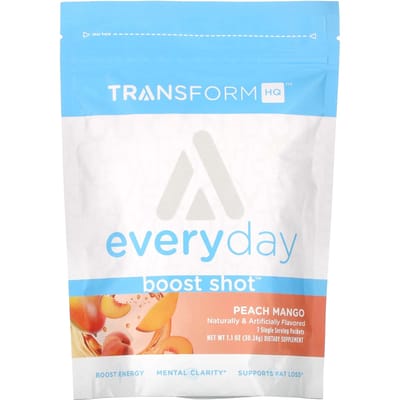 TransformHQ, Everyday, Boost Shot, Pêche Mangue, 1,1 oz (30.24 g)