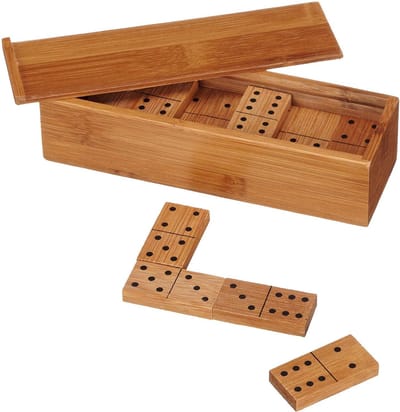 Philos domino, dubbel 6, Bamboe