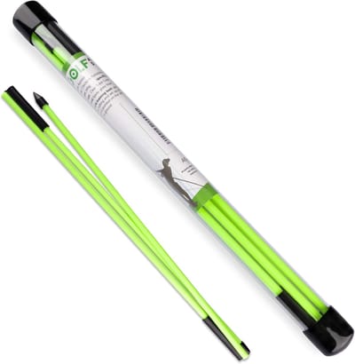 Golf Uitlijnstokken - Golf Sticks Hulp - Swing Verbeteren - Opvouwbaar Ontwerp - 48 Inch Lengte - Mintgroen