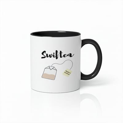 Swifttea Mok – Grappige Taylor Geïnspireerde Theebeker voor Muziek- en Theeliefhebbers