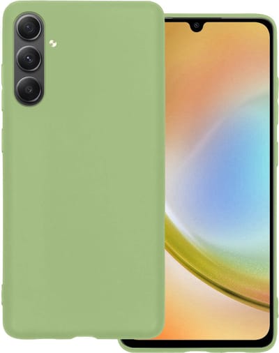 Hoesje Geschikt voor Samsung Galaxy A34 - Sterk & Shockproof - Hoes Cover - Siliconen Case - Groen