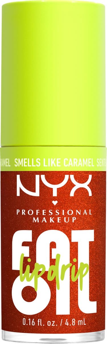 NYX Professional Makeup Fat Oil Lip Drip Lipgloss - Hydraterende gloss - Voor een glanzende finish - Caramelt Mami