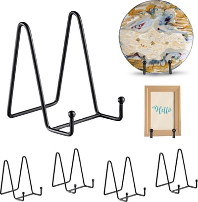 La'Moussawi ® Tijdloze Elegantie Metalen Display Standaard Set Voor Boeken, Foto's En Decoratieve Objecten