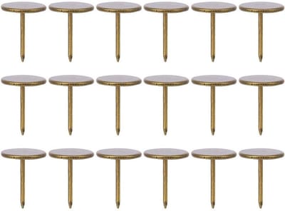 Decoratieve Kussenspijkers, 100 Stuks, Cyan Bronzen Metalen Rivets voor Antieke Tapijten en Meubels, 16 x 20mm, Perfect voor Interieurdecoratie en Handwerk