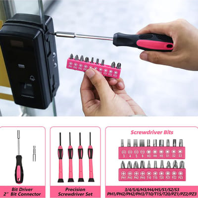 Jently gereedschapset - handgereedschap - set van 39 stuks - gereedschappen
