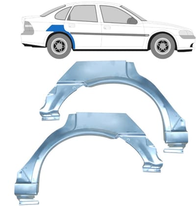 Reparatiepaneel achterspatbord voor Opel Vectra B 1995-2002 / Links + Rechts