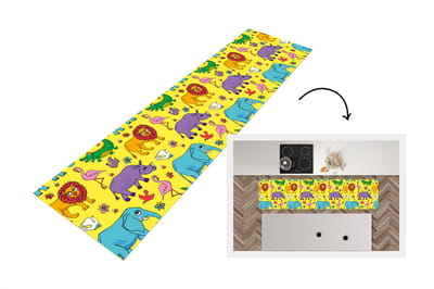 Keukenloper - Loper keuken - Flamingo - Dieren - Patroon - 200x50 cm - Keukenloper vinyl