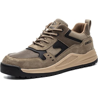 Ademende Werkschoenen Voor Heren Dames Veiligheidsschoenen Puncture-Proof Lichtgewicht Werksneakers Heren Stalen Neus Schoenen Veiligheidsschoeisel 43 black
